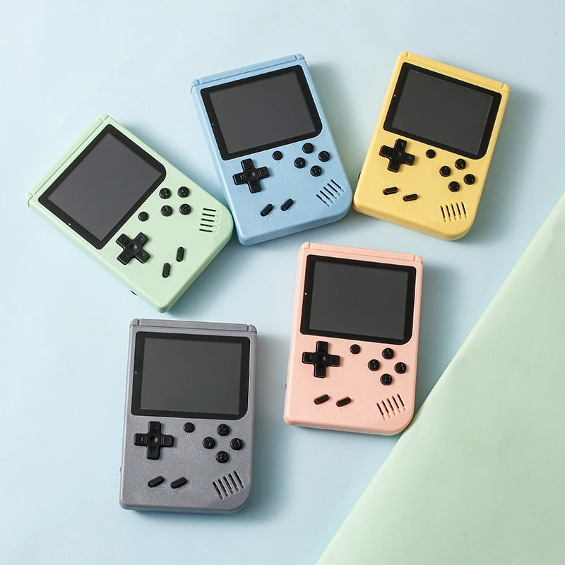 Macaron Game Player Handheld Classic Mini Game Console Retro Gaming Box Vintage Console 500 Games Videojuegos For kids, Pink yellow green gray blue
Macaron Game Player Handheld Classic Mini Game Console Retro Gaming Box Vintage Console 500 Games Videojuegos For kids, Pink yellow green gray blue