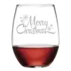 personalized customized engraved stemless wine glass for business gifts