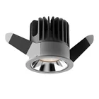 aluminium housing cob led spotlight 15w recessed adjustable spotlight