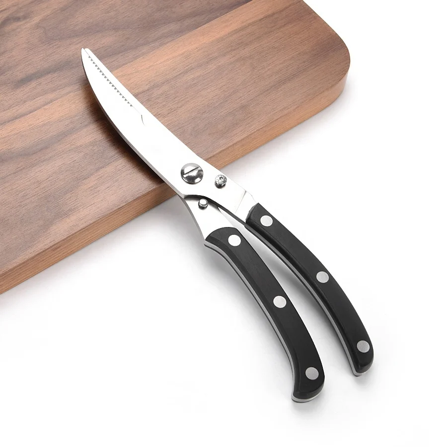 Heavy Duty Kitchen Scissors Stainless Steel Utility Shears  Multi-Purpose Cooking Scissors  Chicken For Poultry Fish  Herbs Meat