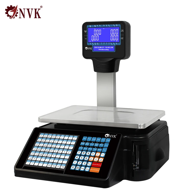 Supermarket Wifi Label Printing Barcode Printing Weghing Scales With Barcode Scanner
Supermarket Wifi Label Printing Barcode Printing Weghing Scales With Barcode Scanner
