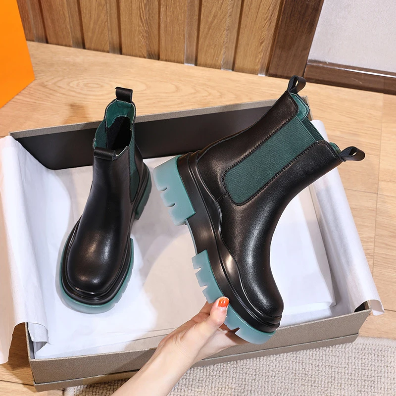 XZ405 Ladies Fashion Platform Chelsea Boots Famous Brand Genuine Leather Boots, As picture or custom
XZ405 Ladies Fashion Platform Chelsea Boots Famous Brand Genuine Leather Boots, As picture or custom