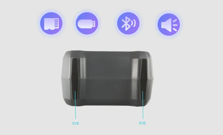 Portable portable FM BT TF USB playbck mode Plastic Blue-tooth speaker - ANKUX.COM