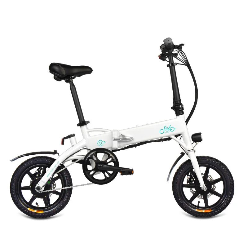 FIIDO Folding D1 Electric Bicycle 250W 7.8Ah Lithium Battery Electric Bike with Front LED Light for Adult, Black/white
FIIDO Folding D1 Electric Bicycle 250W 7.8Ah Lithium Battery Electric Bike with Front LED Light for Adult, Black/white
