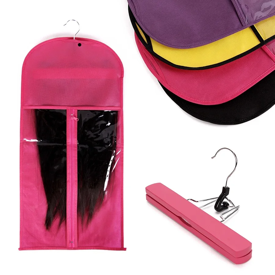 New Product Pink Dust Proof Protective Wig Storage Holder Hair Extensions Wigs Storage Bag With Wig Hanger, Black, pink, purple, yellow, red, white
New Product Pink Dust Proof Protective Wig Storage Holder Hair Extensions Wigs Storage Bag With Wig Hanger, Black, pink, purple, yellow, red, white