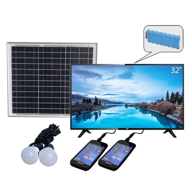 MTO lithium battery rechargeable solar 32 inch DC 12v screen led TV with home lighting and mobile charging
MTO lithium battery rechargeable solar 32 inch DC 12v screen led TV with home lighting and mobile charging