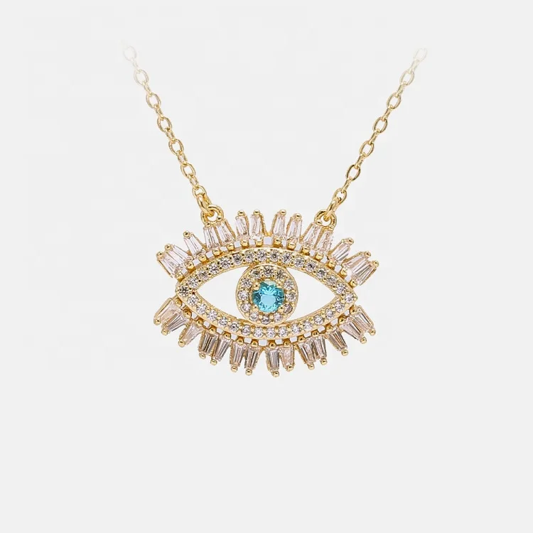 Hot selling fashion gold plated copper cz zircon charm blue evil eye pendant necklace for women jewelry, Gold,silver
Hot selling fashion gold plated copper cz zircon charm blue evil eye pendant necklace for women jewelry, Gold,silver