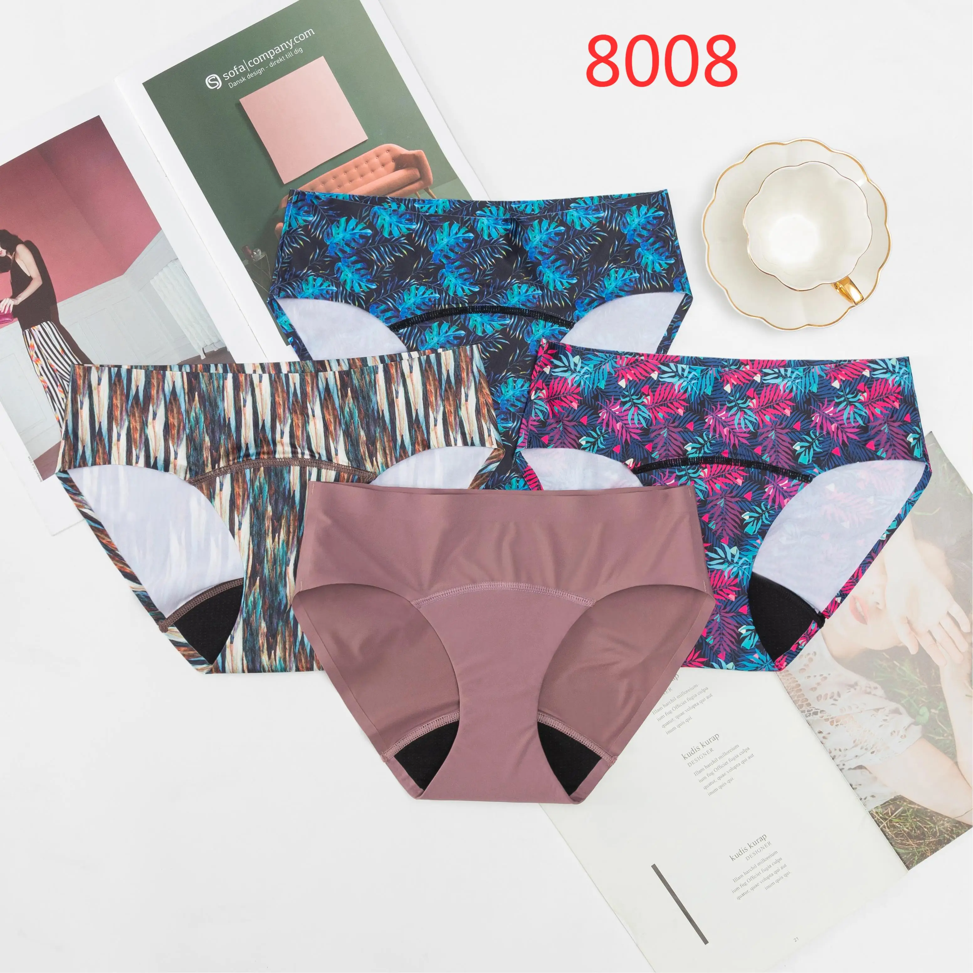 2023 Wholesale 4 Layer Organic Cotton Leakproof Women Menstrual Period Panties Underwear, Black
2023 Wholesale 4 Layer Organic Cotton Leakproof Women Menstrual Period Panties Underwear, Black