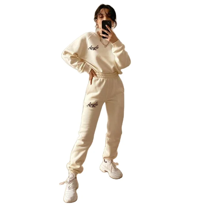 2020 fall letter pattern casual long sleeve sets women hoodie sweatsuit set two piece set women clothing, Solid
2020 fall letter pattern casual long sleeve sets women hoodie sweatsuit set two piece set women clothing, Solid