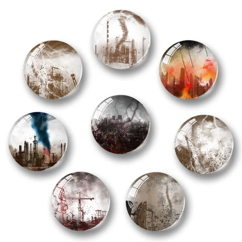 Luyun Hotsale Customize 25mm 9pcs Creative Painting Crystal Glass Fridge Magnet Set For Home Decor
Luyun Hotsale Customize 25mm 9pcs Creative Painting Crystal Glass Fridge Magnet Set For Home Decor