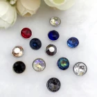 13.3mm Diamond shape rhinestone buttons with metal setting