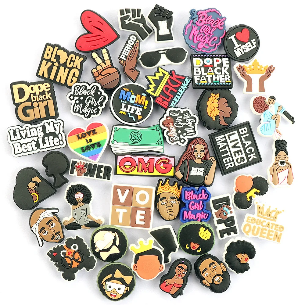 2021 Black Shoe Croc Charms Accessories Fit For Shoes Bracelets Bands Croc
2021 Black Shoe Croc Charms Accessories Fit For Shoes Bracelets Bands Croc