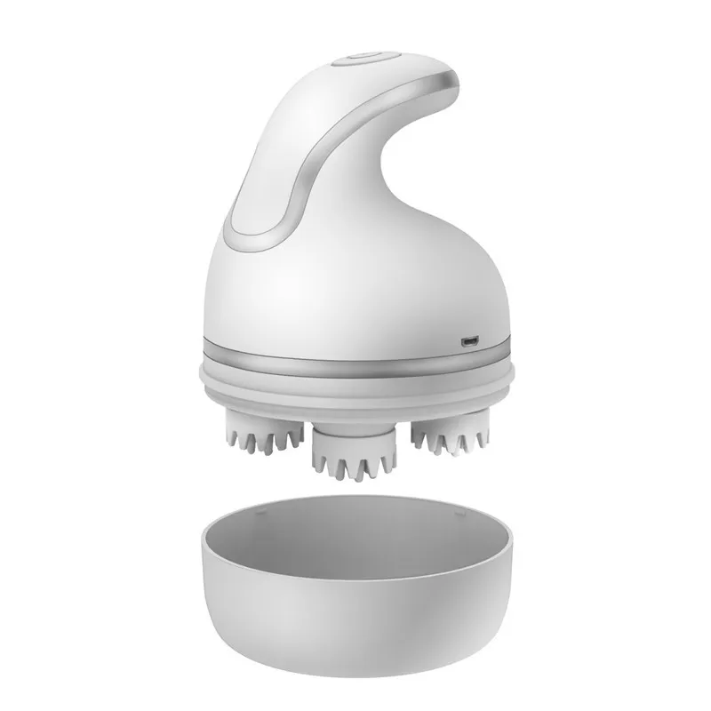 Handheld Hair Massager,Rechargeable 4 Heads With 28 Nodes Soft Vibration Comb Scalp Massage For Deep Hair Clean And Head Muscle, White
Handheld Hair Massager,Rechargeable 4 Heads With 28 Nodes Soft Vibration Comb Scalp Massage For Deep Hair Clean And Head Muscle, White