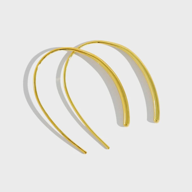 Korean Style 18K Gold Plated U Shaped S925 Sterling Silver Hoop Earrings Fashion Jewelry
Korean Style 18K Gold Plated U Shaped S925 Sterling Silver Hoop Earrings Fashion Jewelry