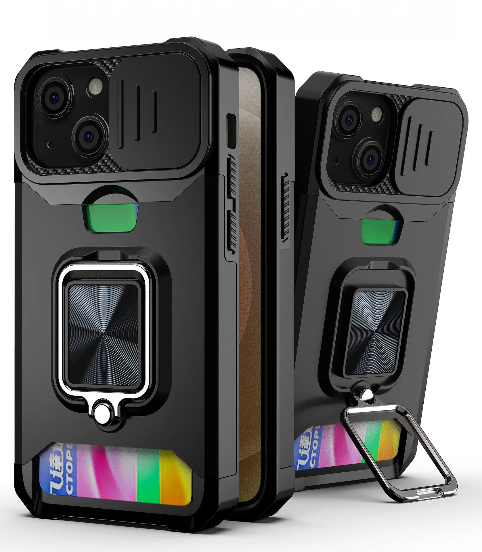 Magnetic Slide Push Window Phone Case with Metal Ring Holder and Card Slot Mobile phone bags For iPhone 13 mini pro max Series, 7 colors
Magnetic Slide Push Window Phone Case with Metal Ring Holder and Card Slot Mobile phone bags For iPhone 13 mini pro max Series, 7 colors