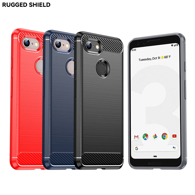 Carbon Fiber Shockproof Soft TPU Back Cover mobile Phone Case For Google Pixel 3
Carbon Fiber Shockproof Soft TPU Back Cover mobile Phone Case For Google Pixel 3