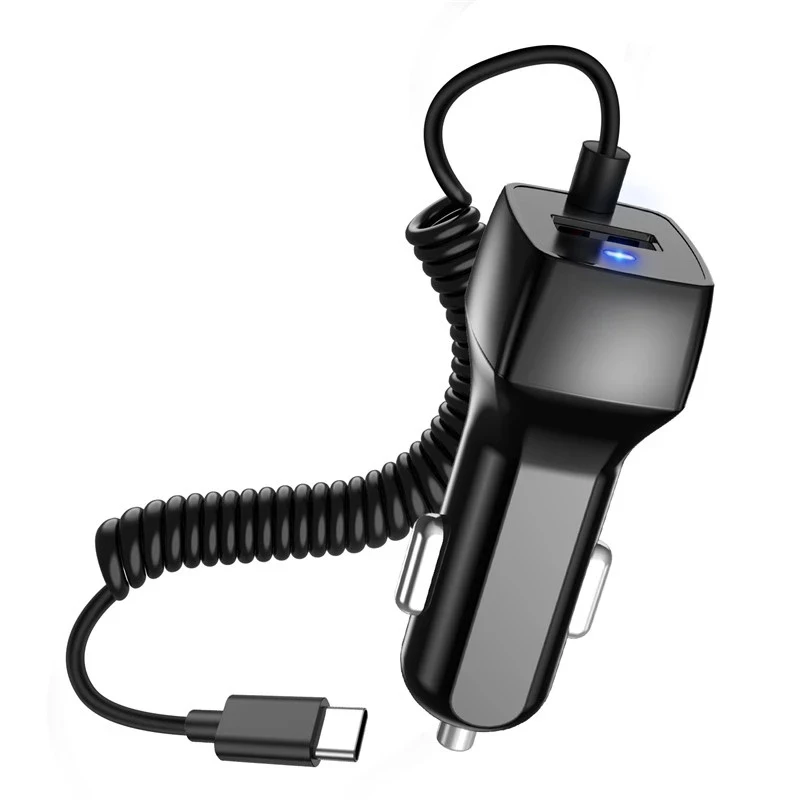 For iPhone Car Charger 3.1A/15W Car Charging Adapter with Coiled 8Pin Cable for Apple iPhone 13 12 11 SE X XR XS 8 7 6
For iPhone Car Charger 3.1A/15W Car Charging Adapter with Coiled 8Pin Cable for Apple iPhone 13 12 11 SE X XR XS 8 7 6