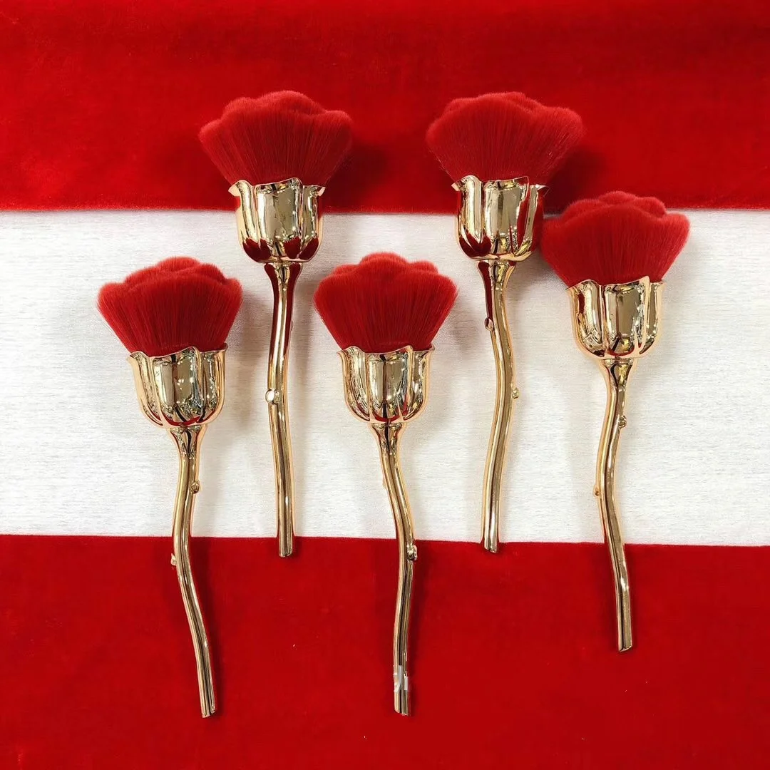 Single Brush Red Rose Flower Design Beauty Powder Brush Blush Cosmetics Makeup Brush Valentine's Day Gift
Single Brush Red Rose Flower Design Beauty Powder Brush Blush Cosmetics Makeup Brush Valentine's Day Gift