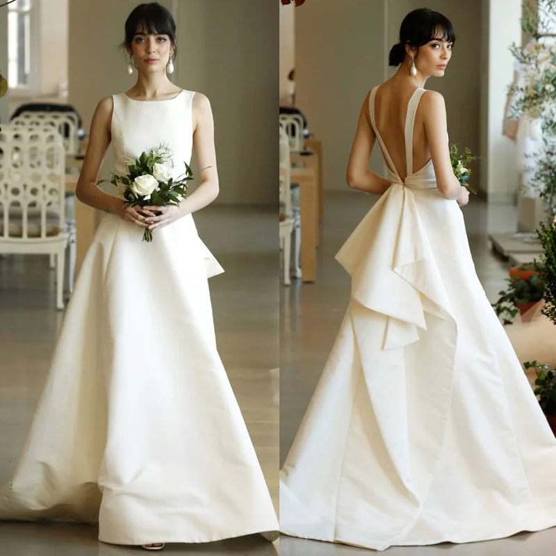 S142 High quality new fashion bride veil elegant gown dresses bridal satin wedding dres for women 2021, White
S142 High quality new fashion bride veil elegant gown dresses bridal satin wedding dres for women 2021, White
