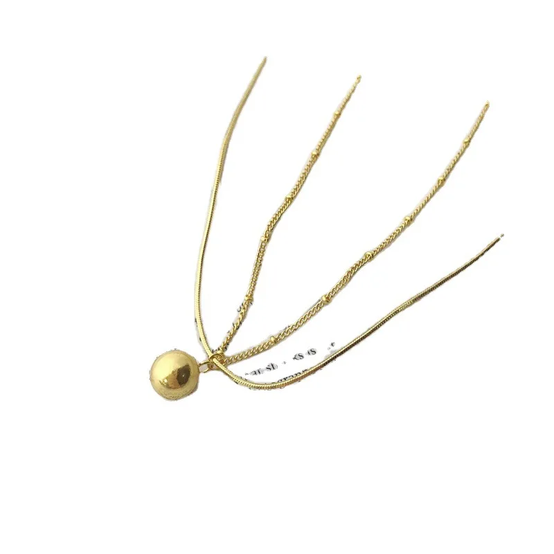 JuHu South Korea New Necklace S925 Sterling Silver Custom Silver Ball Round Ball Necklace, As shown in the figure
JuHu South Korea New Necklace S925 Sterling Silver Custom Silver Ball Round Ball Necklace, As shown in the figure
