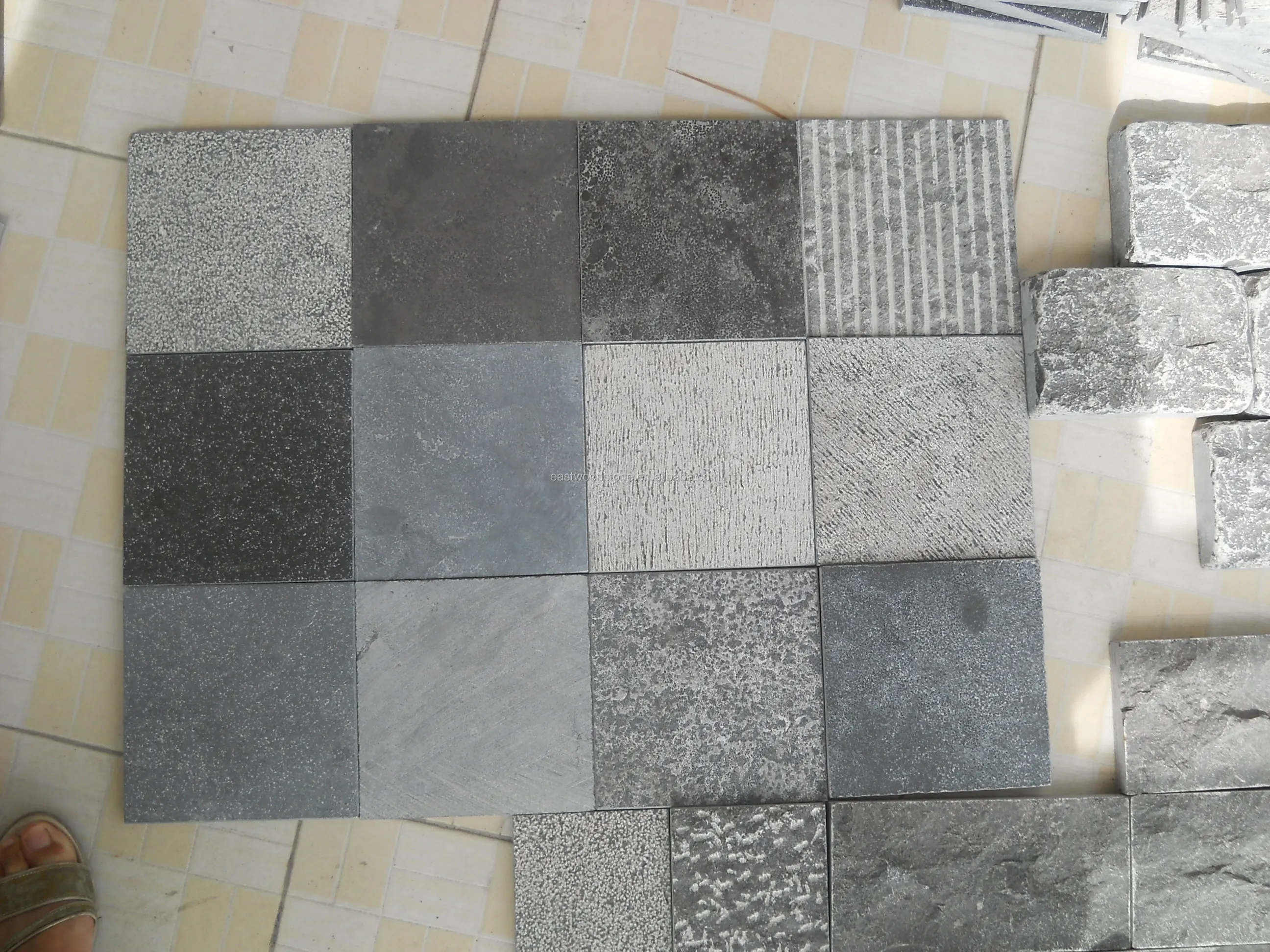 backyard paving tile bluestone tile