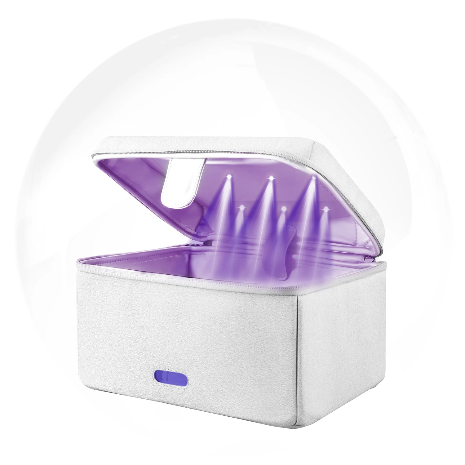 New arrivals usb rechargeable uv-clean portable clothes toys sanitizer bag led uv light sterilizer bag
New arrivals usb rechargeable uv-clean portable clothes toys sanitizer bag led uv light sterilizer bag