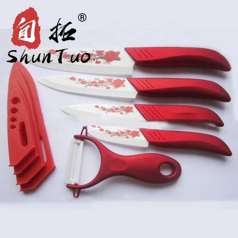anti-corrosion Avoid grinding printing flower cooking kitchen gift box color chef knives ceramic knife set, Customerized product
anti-corrosion Avoid grinding printing flower cooking kitchen gift box color chef knives ceramic knife set, Customerized product