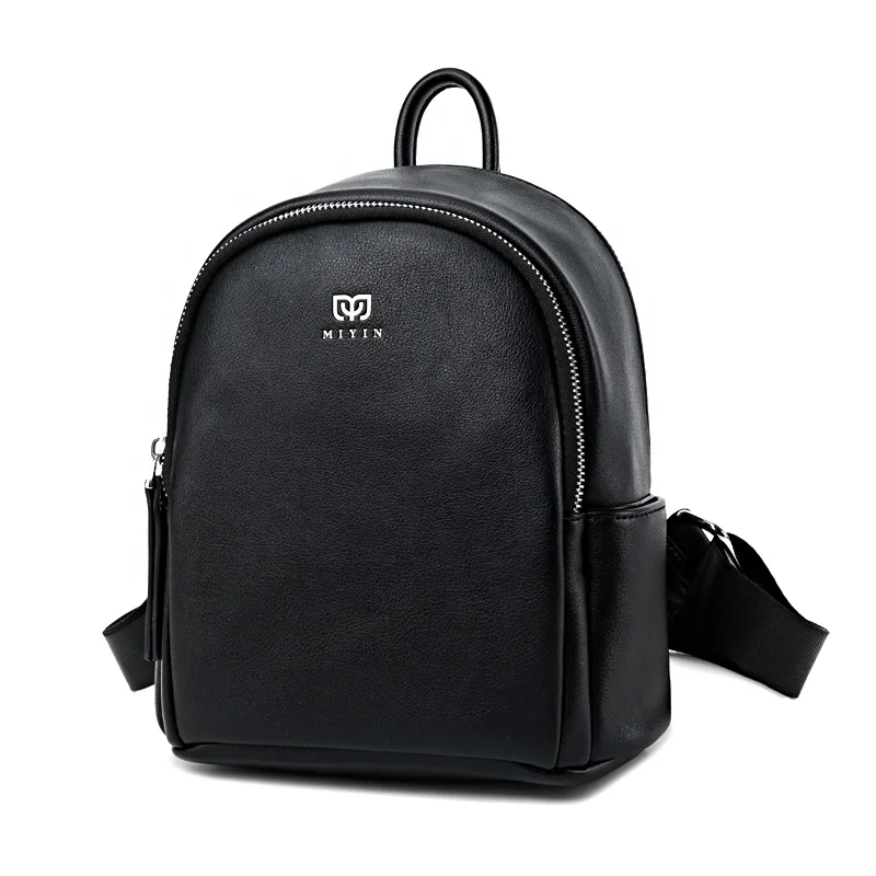 Miyin high-capacity two-layer black backpack multi-function pu leather women backpack
Miyin high-capacity two-layer black backpack multi-function pu leather women backpack