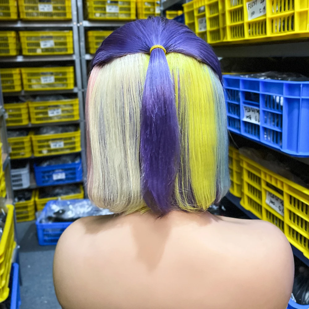 Top Quality Gray/Purple Rainbow Bob Wigs,Wholesale Ombre/Colored Brazilian Hair Short Bob Wigs,4x4 5x5 13x4 13x6 Lace Front Wigs
Top Quality Gray/Purple Rainbow Bob Wigs,Wholesale Ombre/Colored Brazilian Hair Short Bob Wigs,4x4 5x5 13x4 13x6 Lace Front Wigs
