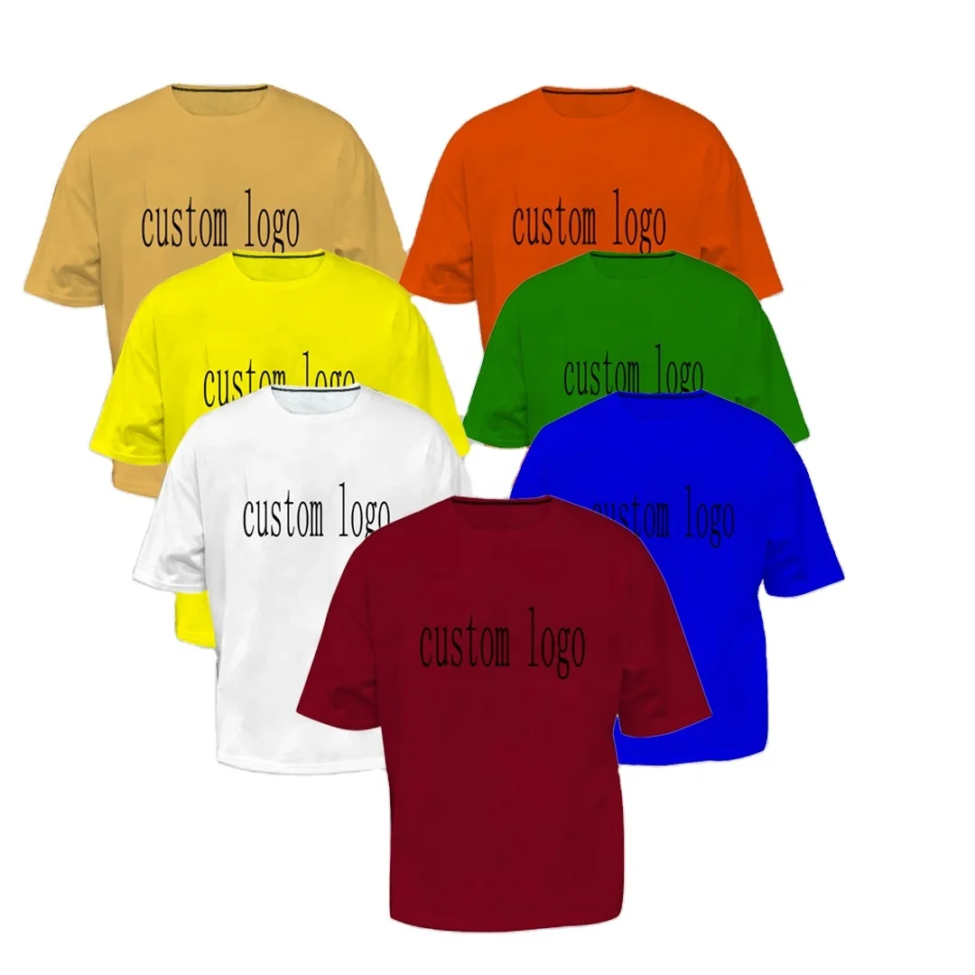 Custom logo t shirt plain t shirt crew neck plus size wholesale t-shirts, Multi color optional 
Custom logo t shirt plain t shirt crew neck plus size wholesale t-shirts, Multi color optional
