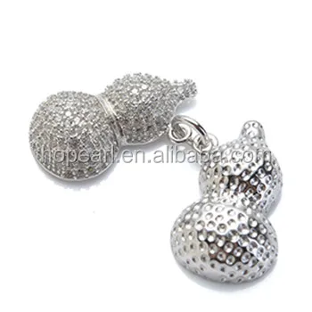 SSP170 Sterling 925 Silver Zircon Pendant Base with 2 Pearl Seat Calabash-shaped Pendant Mounting
SSP170 Sterling 925 Silver Zircon Pendant Base with 2 Pearl Seat Calabash-shaped Pendant Mounting