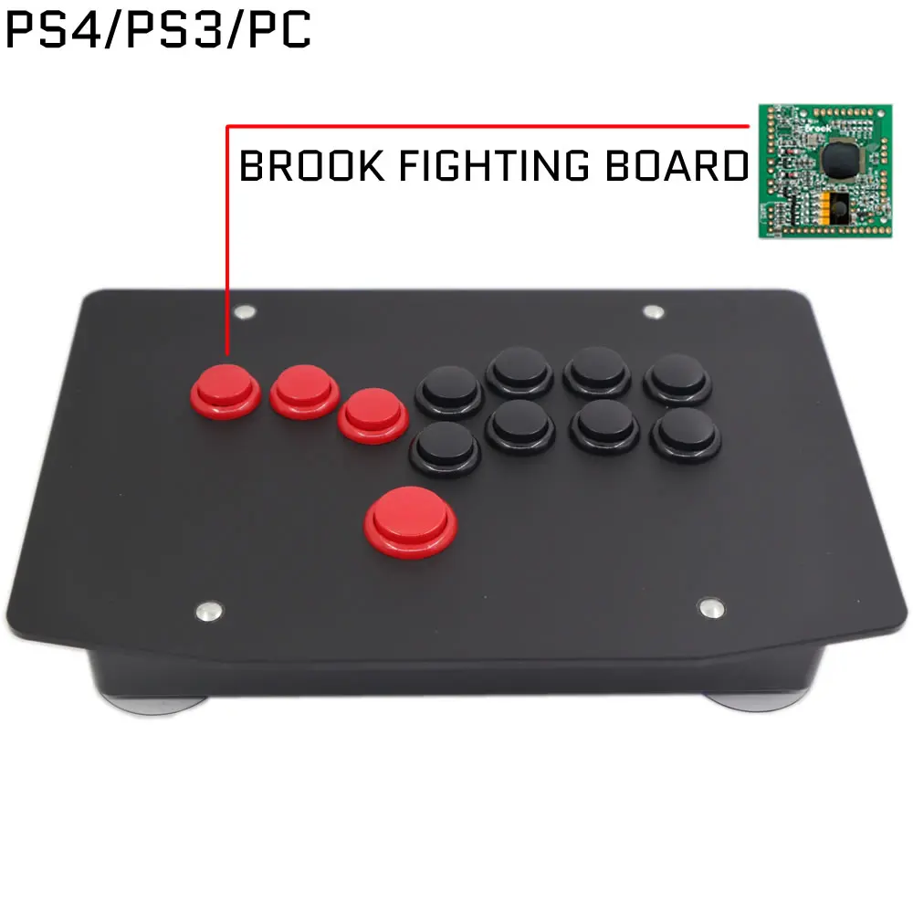 

RAC-J500B-PS All Buttons Hitbox Style Arcade Joystick Fight Stick Game Controller For PS4/PS3/PC