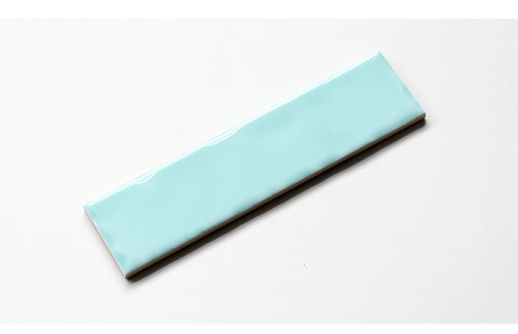 5*20cm Dark Blue Colour Bathroom Ceramic Macarons Series Handcraft Tile