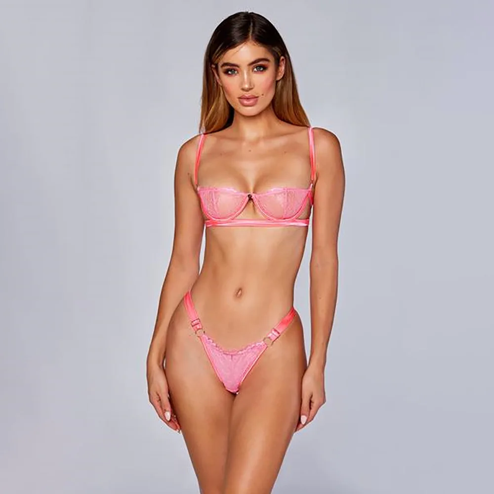 2021 hot style lace sexy bra wrapped underwear sexy suit transparent half cup underwear with steel ring
2021 hot style lace sexy bra wrapped underwear sexy suit transparent half cup underwear with steel ring