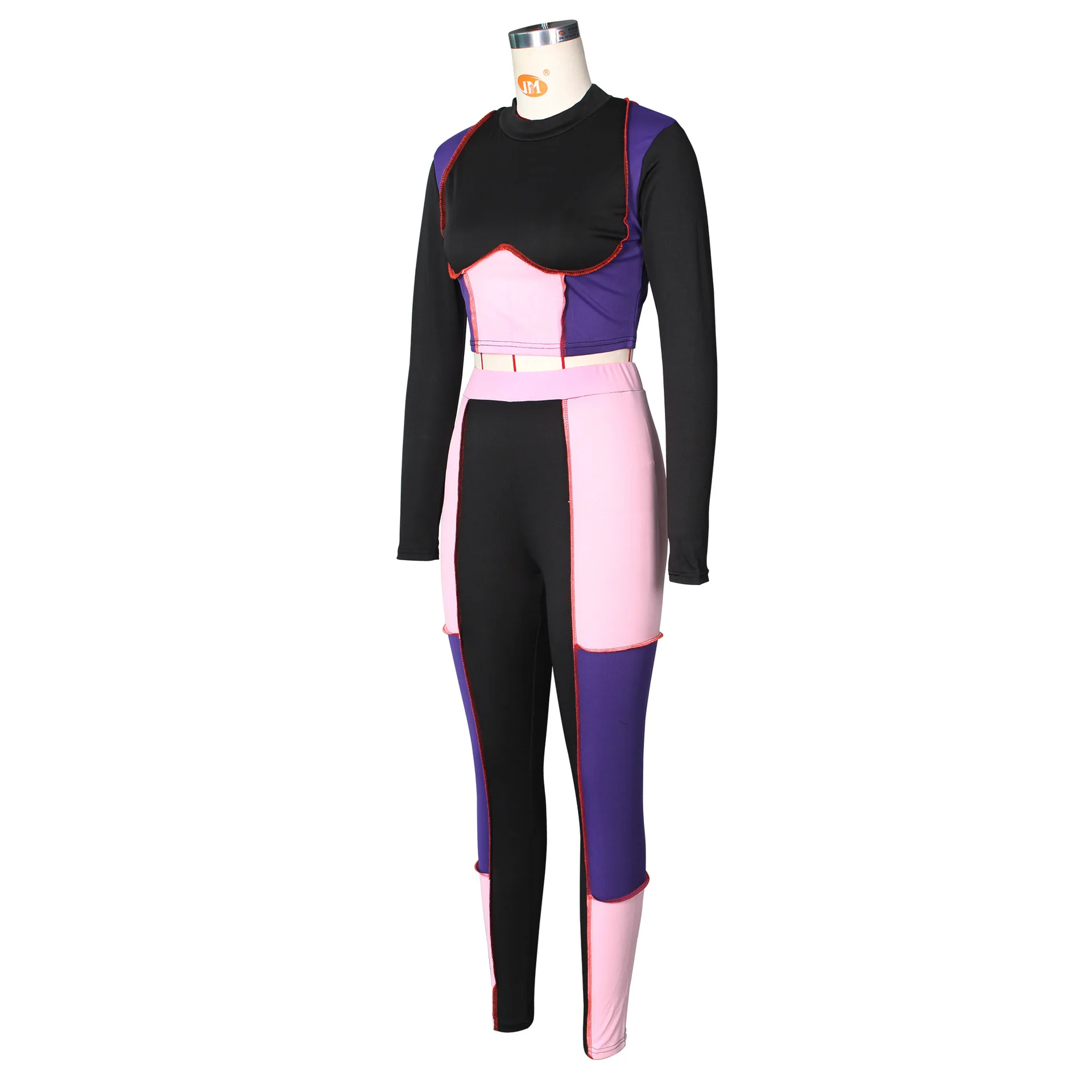 Women Set Two Pieces Track Suit Fashion Long Sleeve Jogger Ladies Color Block Workout Sets Custom Logo Trendy 2 Piece Set, Picture color
Women Set Two Pieces Track Suit Fashion Long Sleeve Jogger Ladies Color Block Workout Sets Custom Logo Trendy 2 Piece Set, Picture color