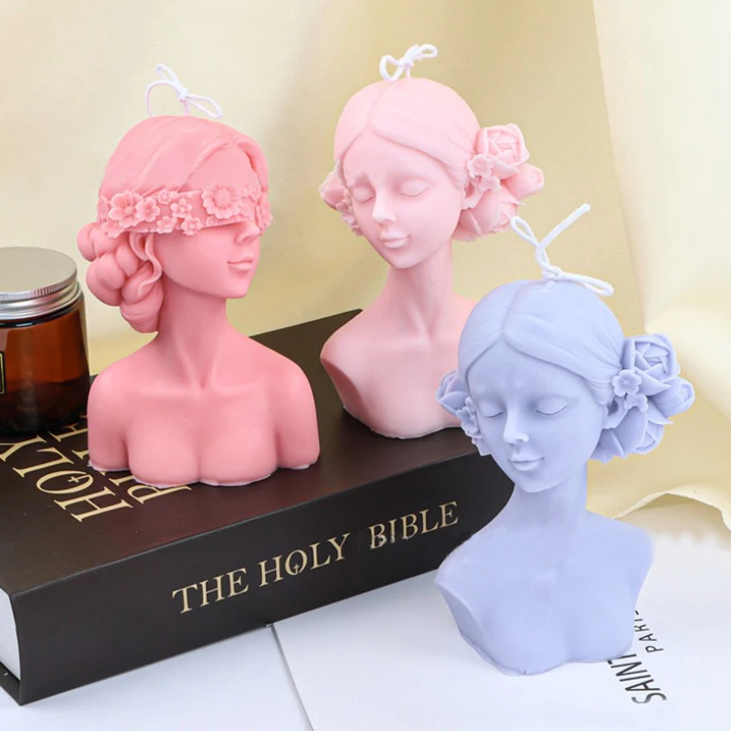 New 2022 Hot Sale Factory Free Sample Diy flower girl body Elegant lady candle mold silicone candle molds
New 2022 Hot Sale Factory Free Sample Diy flower girl body Elegant lady candle mold silicone candle molds