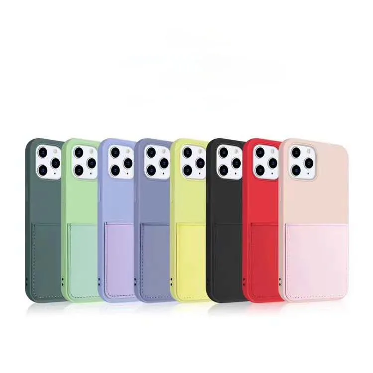 Liquid Silicone Phone Case With Card Slot For iPhone 12 Mini Candy Colors Case For iPhone 6.1 Soft Case For iPhone 12 Pro Max
Liquid Silicone Phone Case With Card Slot For iPhone 12 Mini Candy Colors Case For iPhone 6.1 Soft Case For iPhone 12 Pro Max