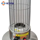 New design stainless steel round glass tube portable propane gas heater