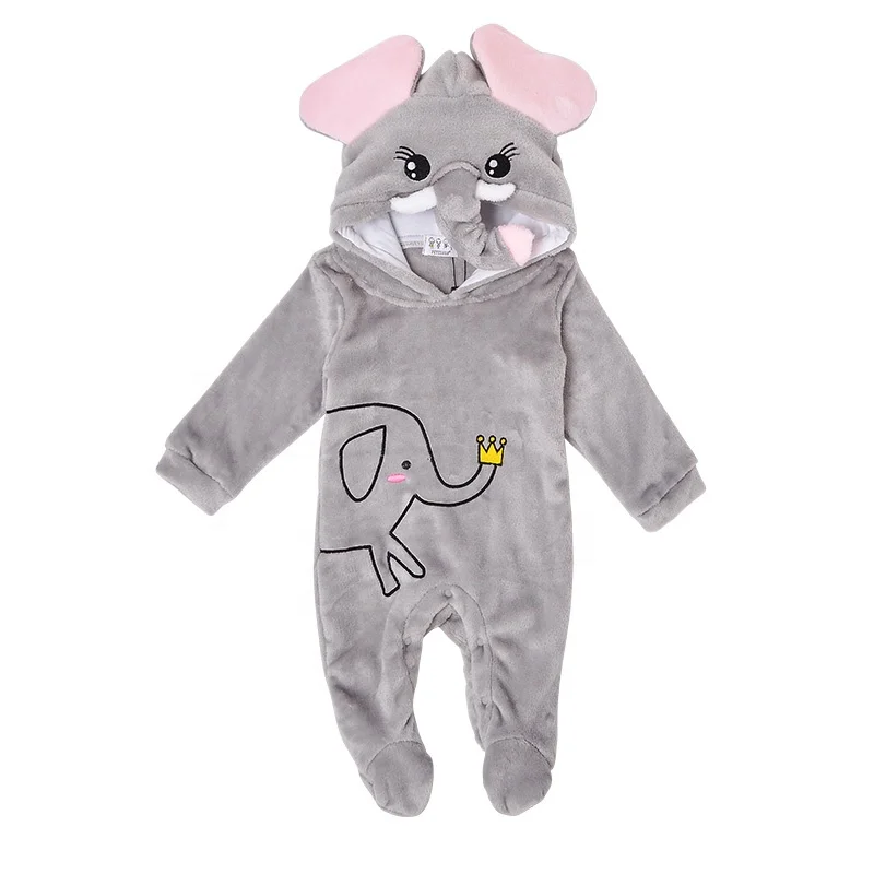 New Born Baby Clothes Rompers Animal Coral Fleece Winter Kids Jumpsuit Baby Romper Sets, Gray 
New Born Baby Clothes Rompers Animal Coral Fleece Winter Kids Jumpsuit Baby Romper Sets, Gray