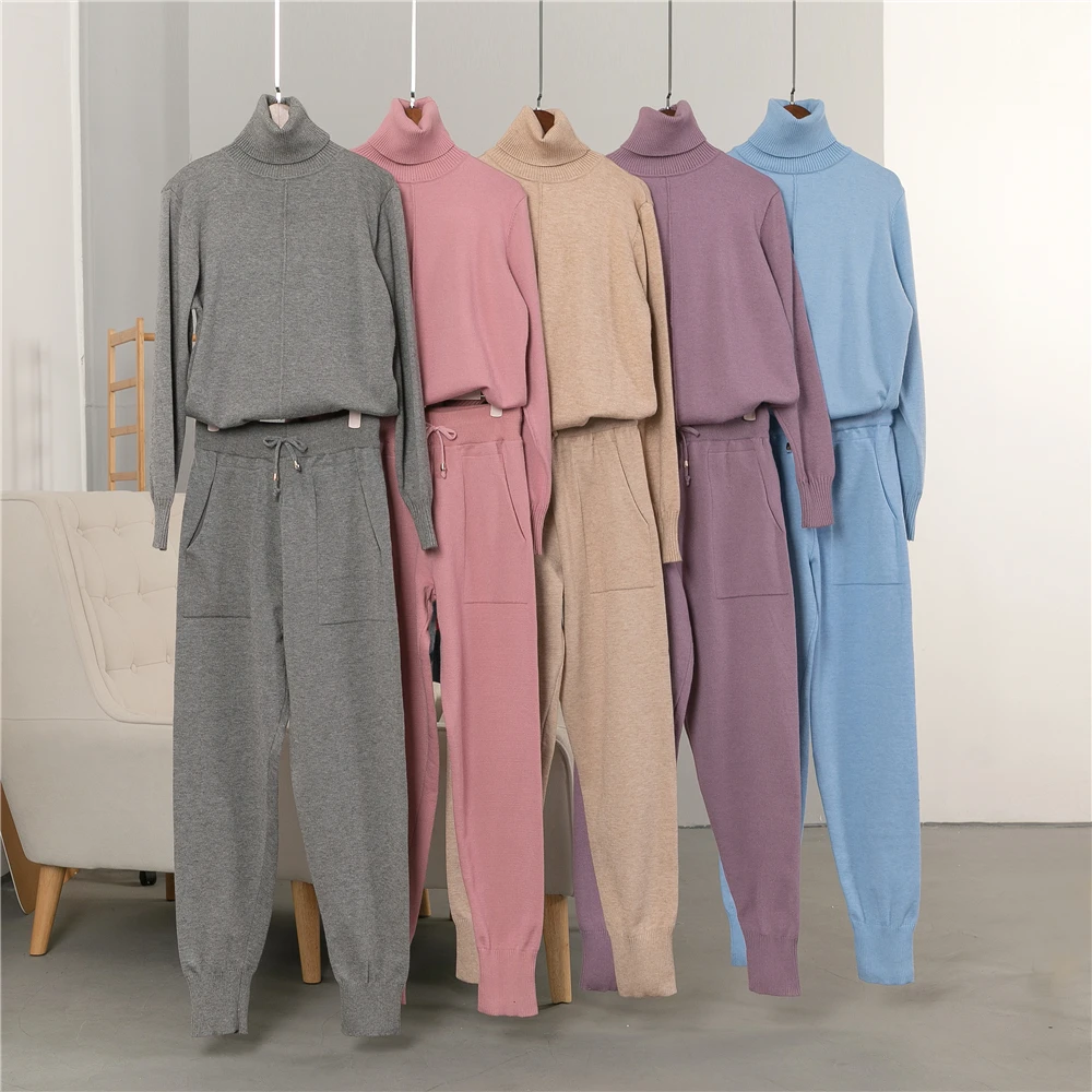 2020 fall Amazon hot sale women's sweater 2 pieces set turtleneck knitted for women clothing
2020 fall Amazon hot sale women's sweater 2 pieces set turtleneck knitted for women clothing