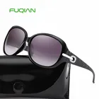 Stock oversized polarized women sun glasses round custom logo sunglasses