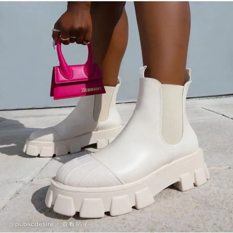 2021 Fall Winter PU Elastic Low Heel Martin Boots Women's Plus Size Short Ankle Boots, Customized color
2021 Fall Winter PU Elastic Low Heel Martin Boots Women's Plus Size Short Ankle Boots, Customized color