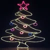 Outdoor LED 2D Waterproof Motif Rope Christmas Tree Light For Holiday Decoration