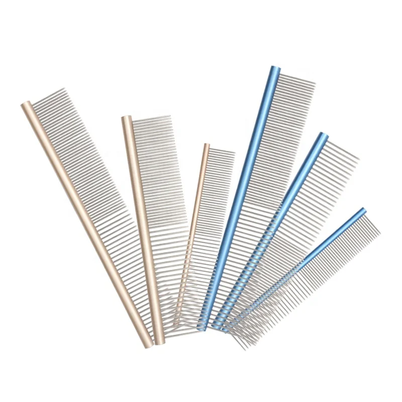 Factory Wholesale Various Size Stainless Steel Cat Hair Comb Pet Dog Flea Comb, Blue/gold
Factory Wholesale Various Size Stainless Steel Cat Hair Comb Pet Dog Flea Comb, Blue/gold