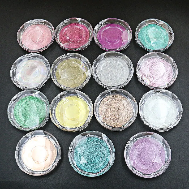 New round transparent box high transparent diamond faceted eyelashes packaging box high-grade crystal eyelash storage box
New round transparent box high transparent diamond faceted eyelashes packaging box high-grade crystal eyelash storage box
