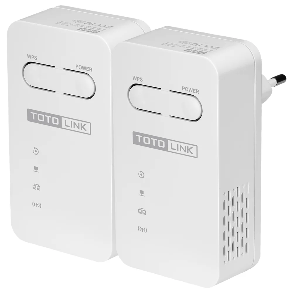 

TOTOLINK Powerline Extensor Adaptador 200Mbps PLW350 over Wired router powerline ethernet adapter network Powerline adapter