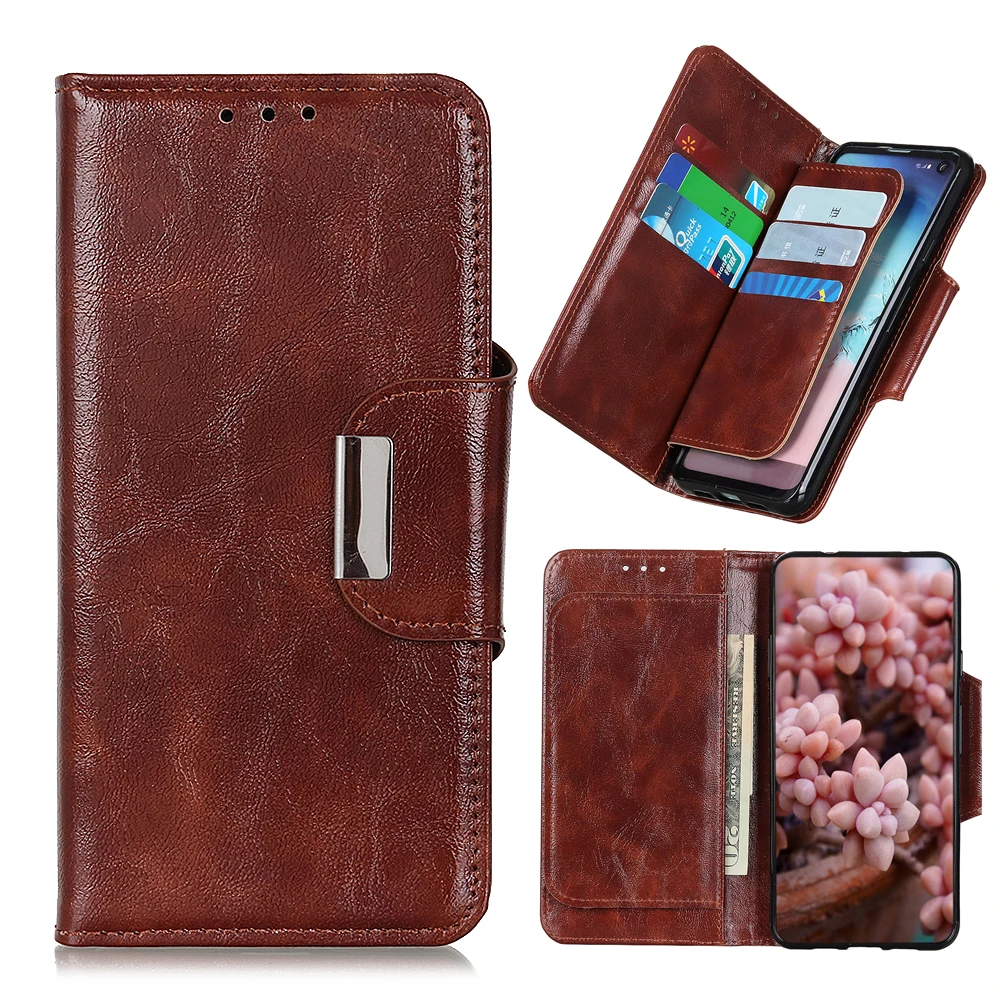 Crazy Horse pattern PU Leather Flip Wallet Case For Samsung Galaxy A22 4G European version With Stand 6 Cards Slots, As pictures
Crazy Horse pattern PU Leather Flip Wallet Case For Samsung Galaxy A22 4G European version With Stand 6 Cards Slots, As pictures