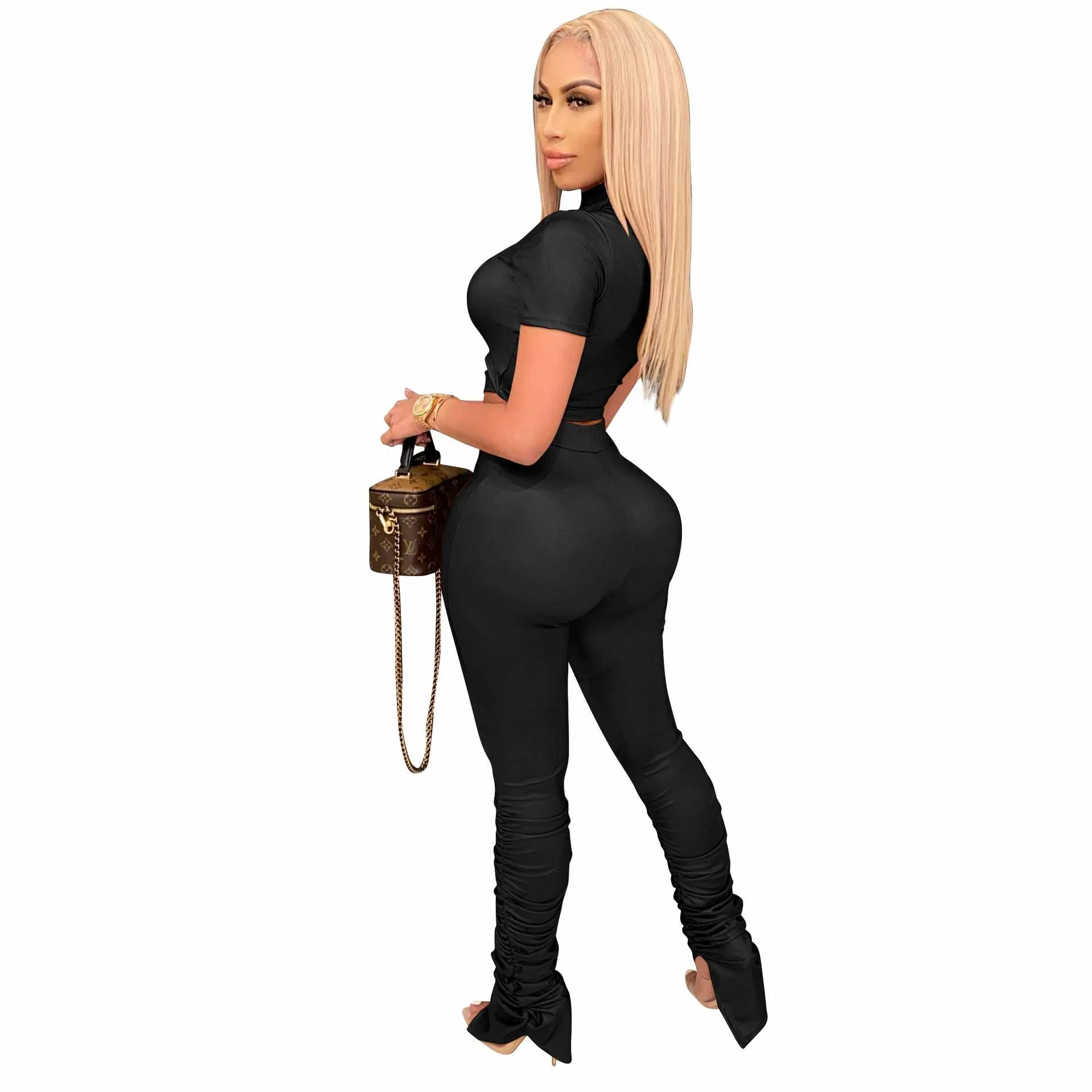 Spring New Wholesale Women's Pure Color Suit Sports And Leisure Two-piece Suit, Picture color
Spring New Wholesale Women's Pure Color Suit Sports And Leisure Two-piece Suit, Picture color