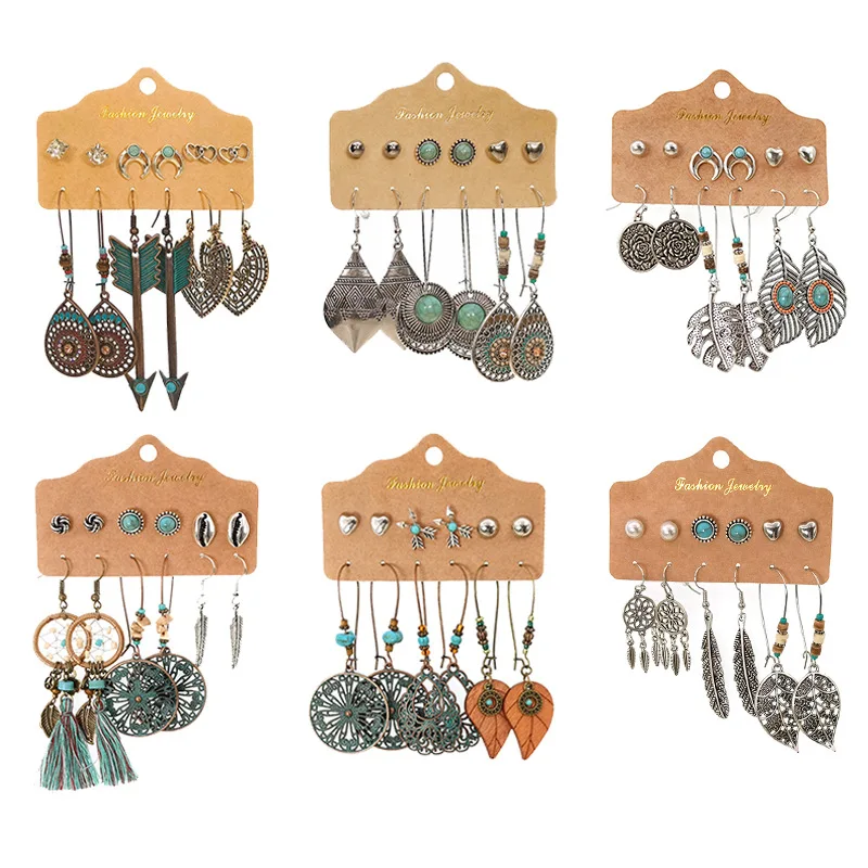 Popular chain acrylic jewelry heart earrings creative retro national style leaf hoop for earrings making, As pic
Popular chain acrylic jewelry heart earrings creative retro national style leaf hoop for earrings making, As pic