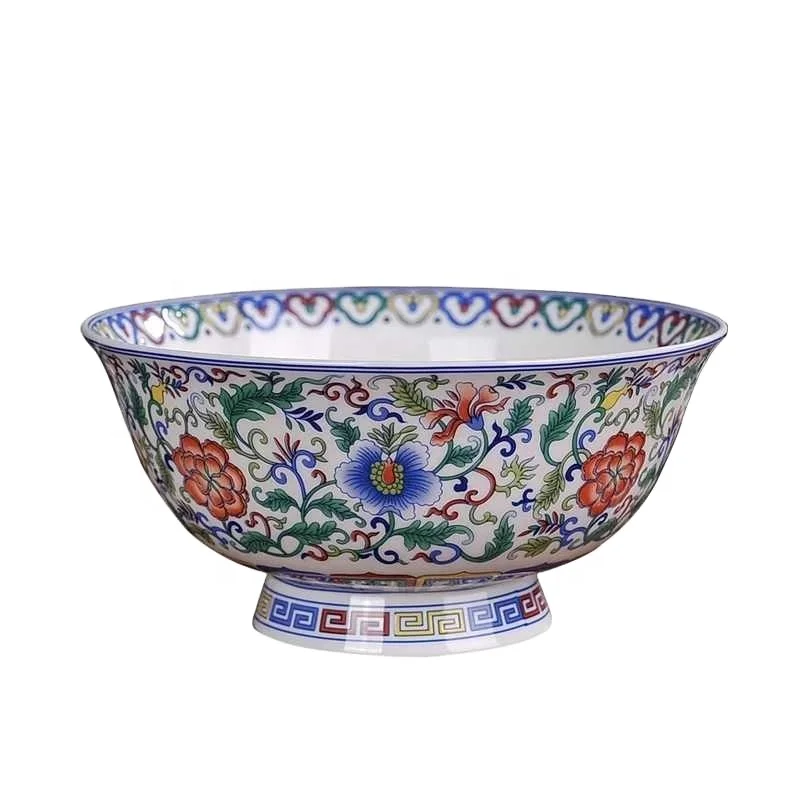 Noodle Bowl Jingdezhen Ceramic Bone china Soup Rice Bowls Chinese Kitchen Tableware Food Container Art Home Decor
Noodle Bowl Jingdezhen Ceramic Bone china Soup Rice Bowls Chinese Kitchen Tableware Food Container Art Home Decor